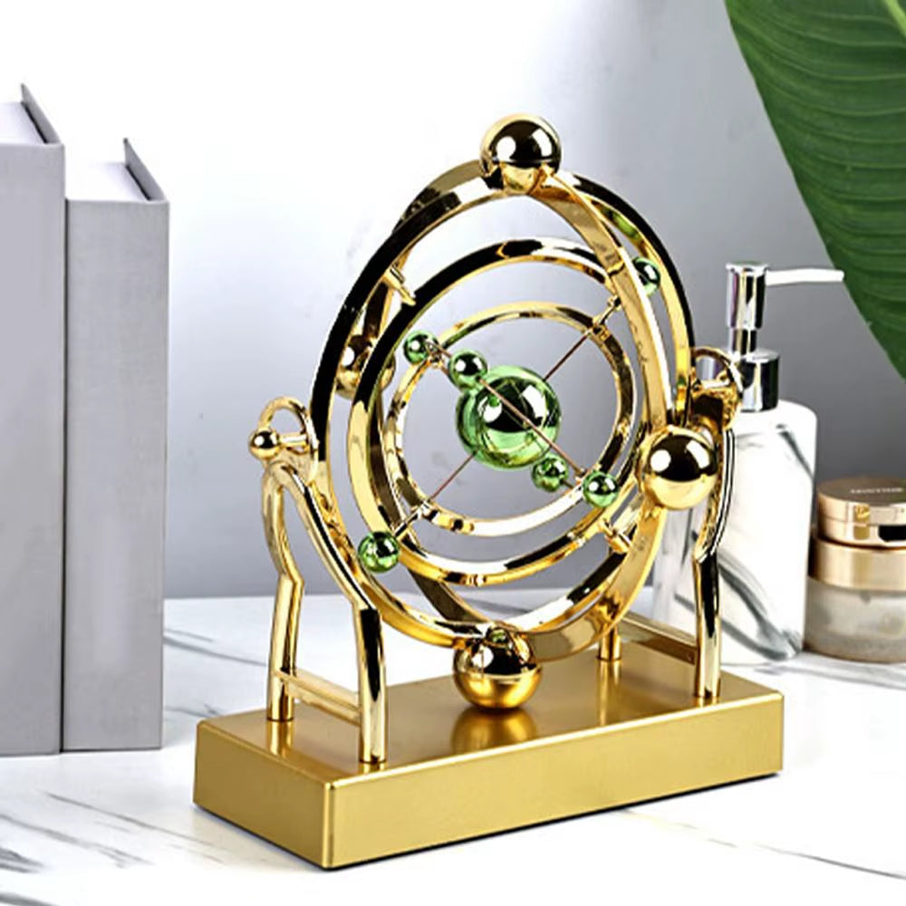 Celestial Orbit Perpetual Motion Pendulum - Educational Desk Toy and Office Stress Reliever