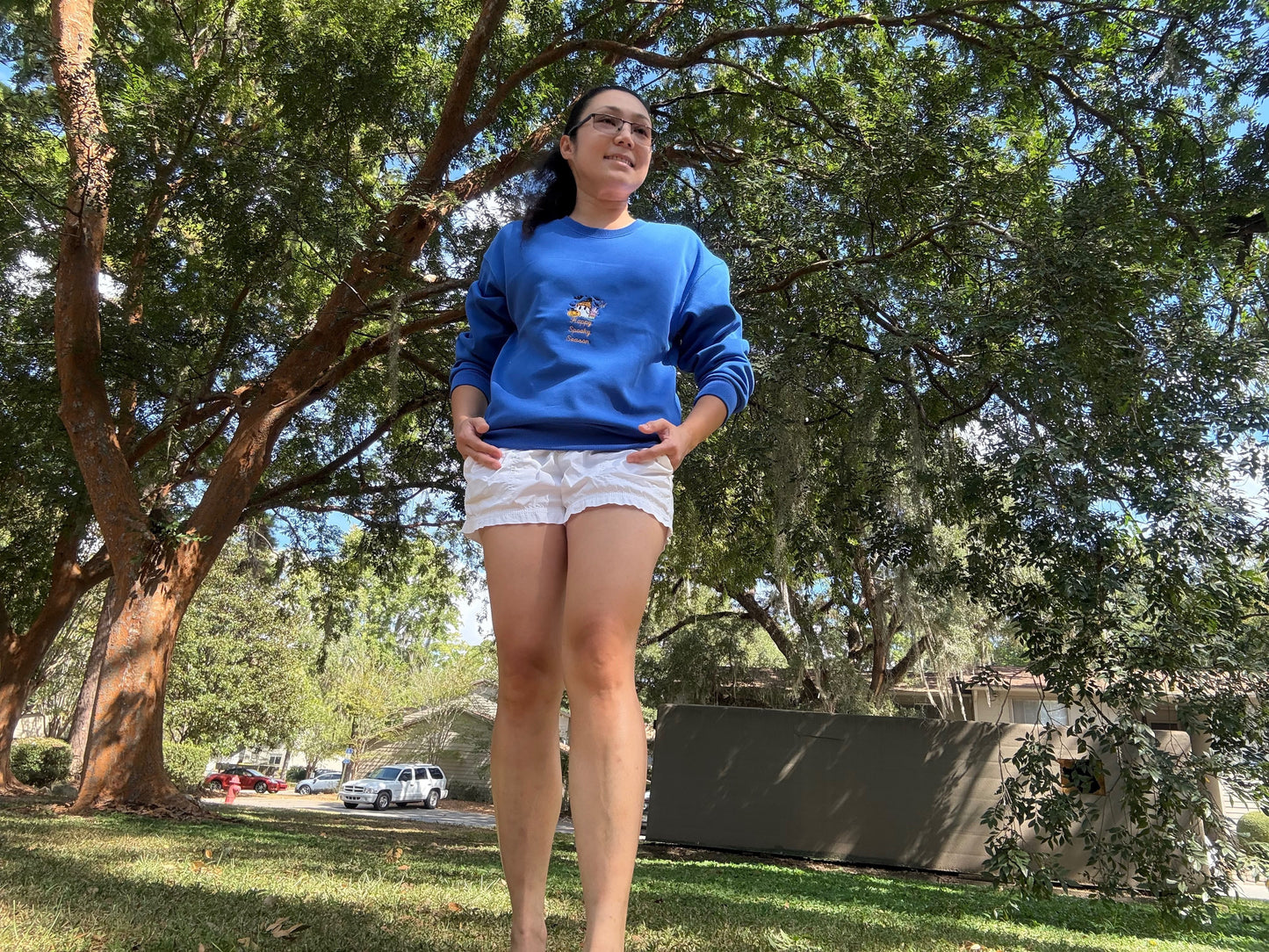 Happy Spooky Season long sleeve sweatshirt (Available only of 1 color per size as of now)
