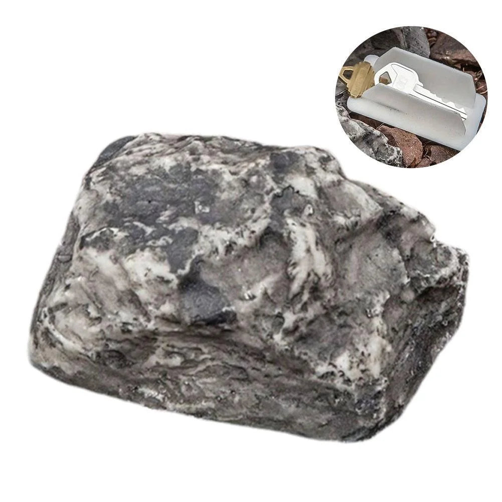 Outdoor Courtyard Hidden Door Key Box - Decorative Simulation Small Stone Design
