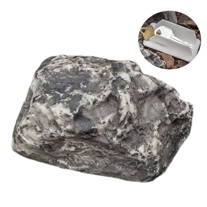 Outdoor Courtyard Hidden Door Key Box - Decorative Simulation Small Stone Design